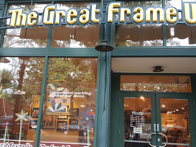 Storefront of The Great Frame Up