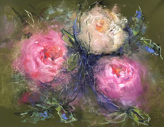 "Deep Spring" by Myriam Mayshark, 9.5x12.5", $200