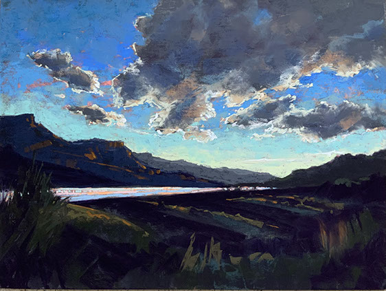 "Cody Reservoir" by Laura Pollak, 9x12", NFS