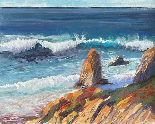"Point Lobos California" by Anne Weber, 11x14", $500