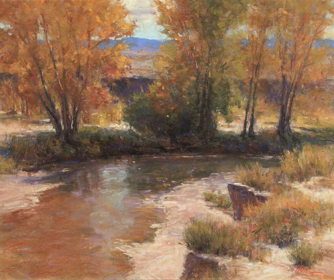 Chavez Lorenzo Indian Summer Pastel 24x30