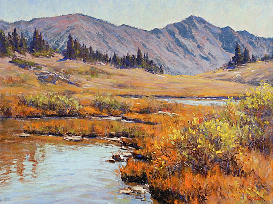 Autumn at the Pass Pastel by Lorenzo Chavez