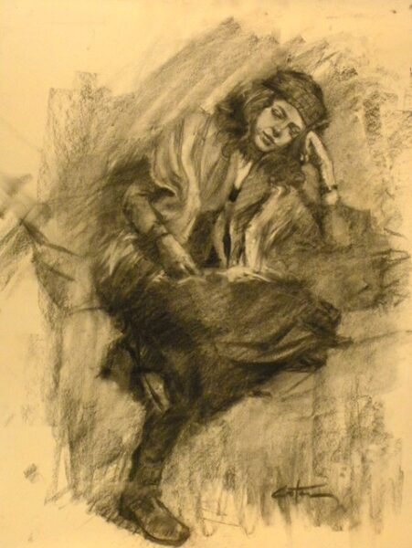 Drawing by Mitch Caster