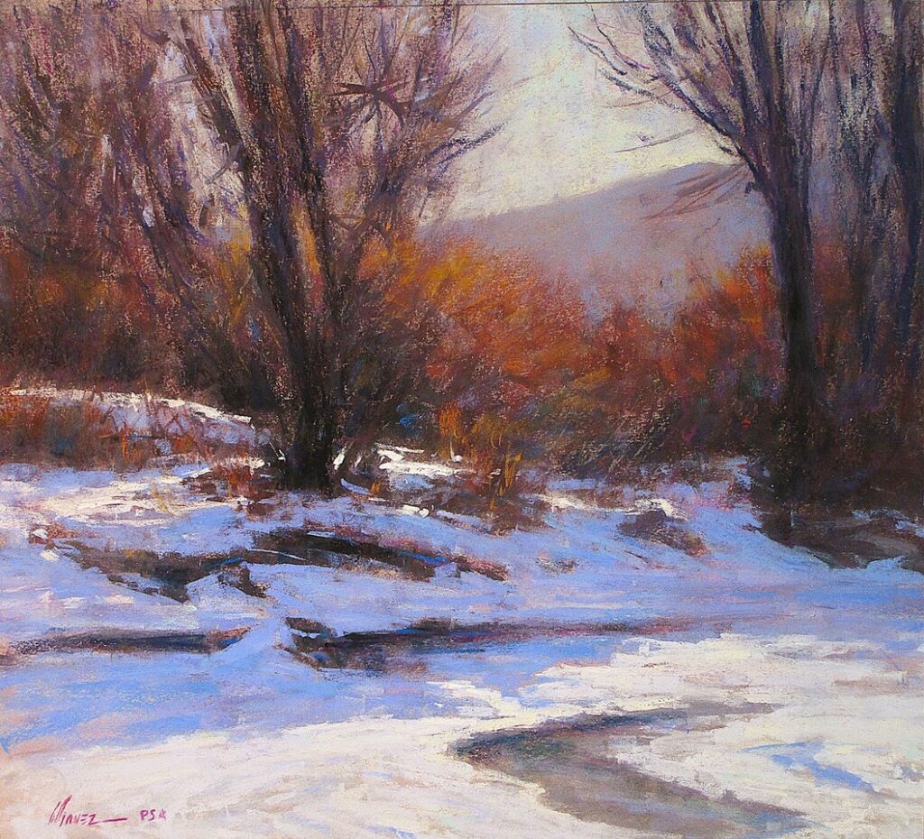 "Platte River in Winter" by Lorenzo Chavez