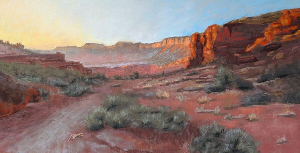 "Mill Creek Sunset" by Vera Coberley