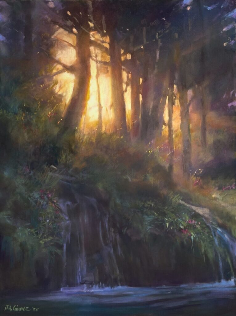 "Sunset Through Botanical Creek" by BRUCE GOMEZ